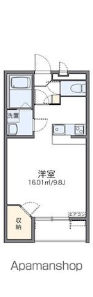 レオパレスフロール[1K/31.33m2]の間取図