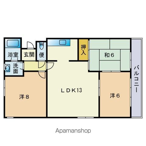 姪浜ケイワンホームズの間取り写真