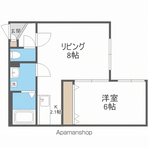 グラン南郷の間取り写真
