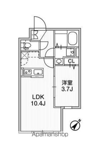 AGLAIA千石DEUX.の間取り写真