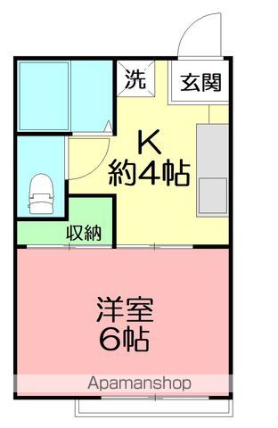Kハウス浜町の間取り写真