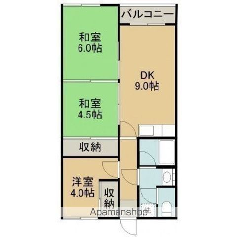 シャトーはまなすの間取り