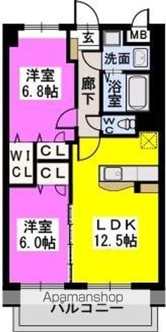 コンフォート東比恵の間取り写真