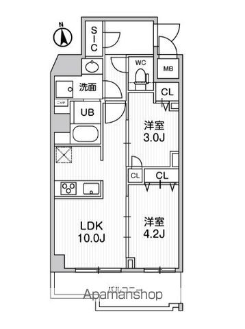 SーRESIDENCE千住大橋BROADの間取り写真