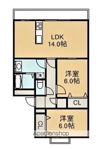 WINDOM海原の間取り写真