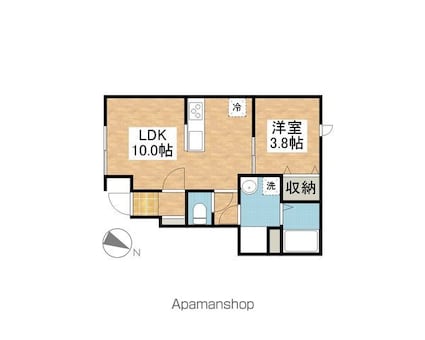 Ｕｌｙｓｓｅｓ小栗[1LDK/30.77m2]の間取図