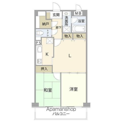 ファミール庚申の間取り写真