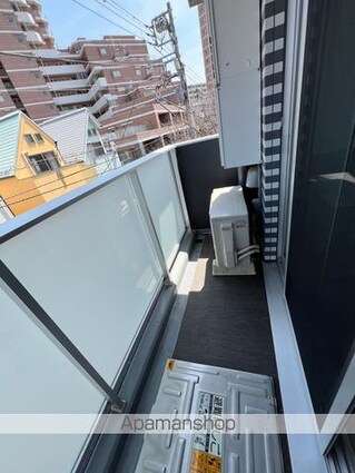 東京都新宿区中落合３丁目[1K/25.51m2]のバルコニー