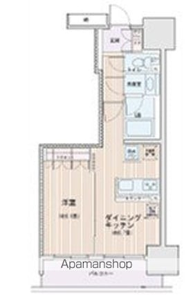 エスティメゾン錦糸町Ⅱ[1LDK/40m2]の間取図