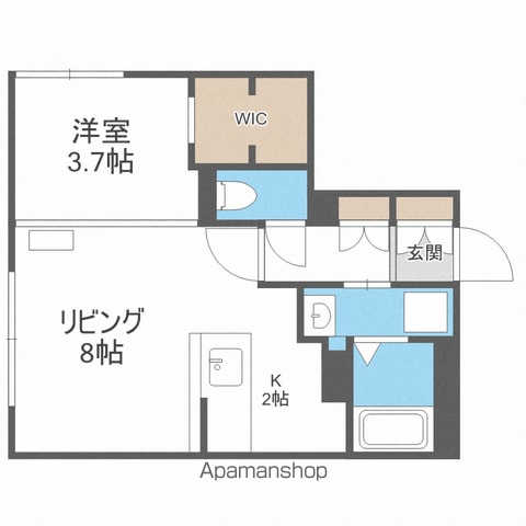 CASAAT平岸47の間取り写真