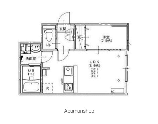 KEIAI RESIDENCE 北習志野Vの間取り写真