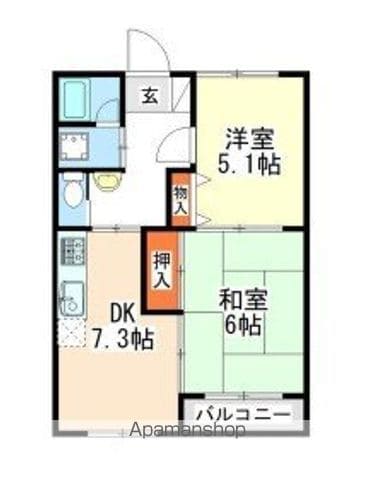 クララハウスの間取り写真