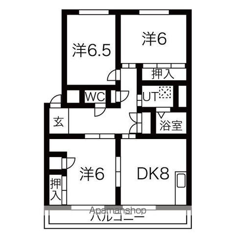 柔美和マンションはまぼうの間取り写真