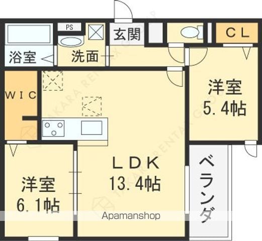 ラ・メゾン三保町の間取り写真