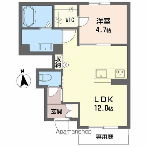 【和歌山市加納のアパートの間取り】