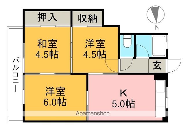 杉村マンションの間取り写真