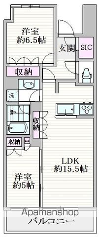 【オーベル志村城山の間取り】