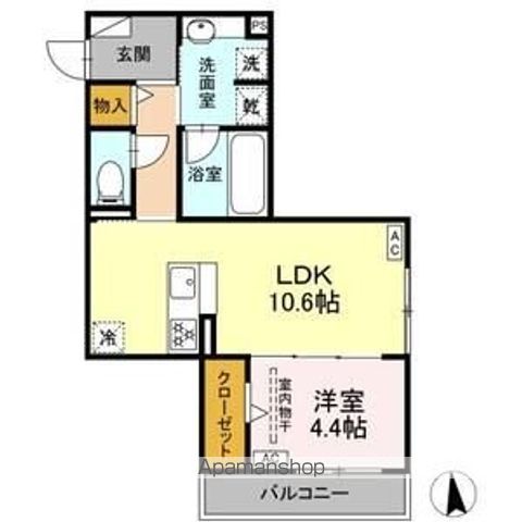 メラクラッツの間取り写真