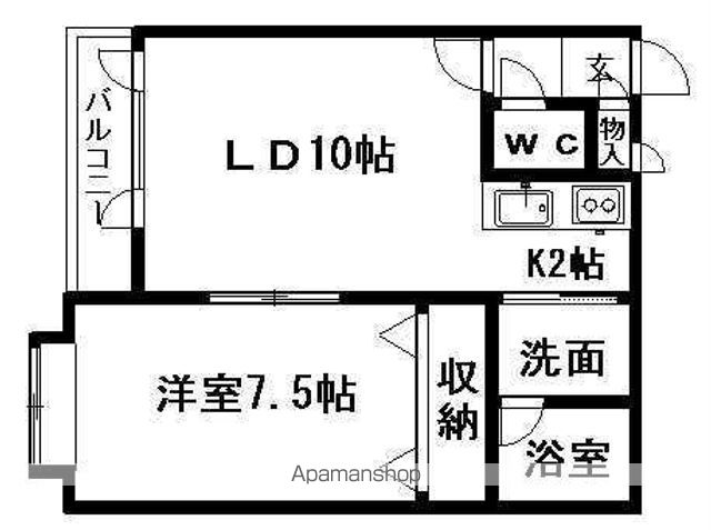 サンメイプル平岡Iの間取り写真