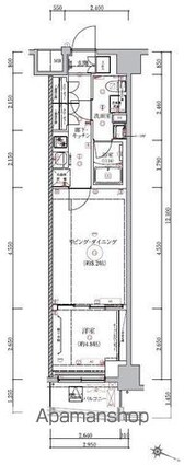 ベルシード板橋本町プレミアⅡ[1LDK/35.85m2]の間取図