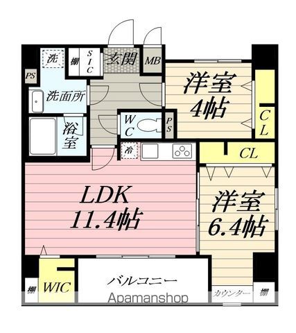 プランドール厚木の間取り写真