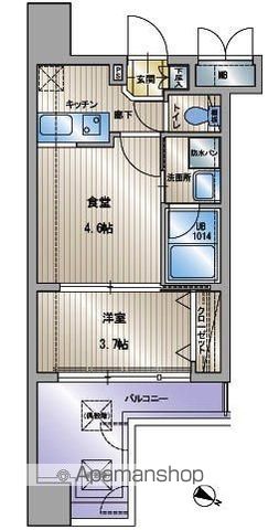 アクタス天神セントラルタワーの間取り写真