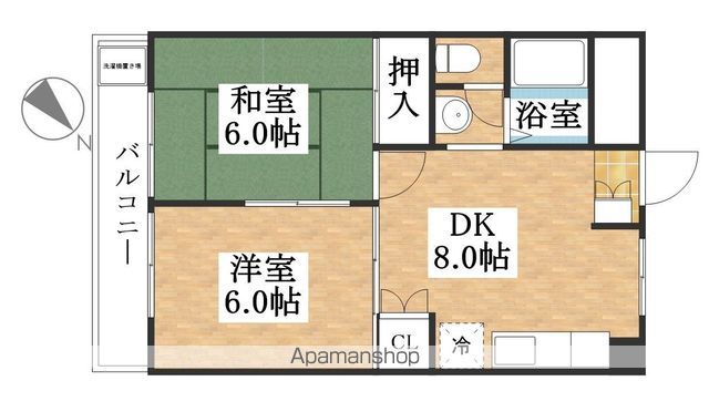 コーポ長谷川の間取り写真