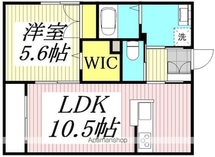 Ｍａｉｓｏｎ　Ｃａｓｃａｄｅ　ｉｌｅ[1LDK/42.54m2]の間取図
