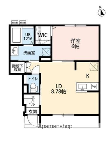 AMOUR VALLE FIUMEの間取り写真