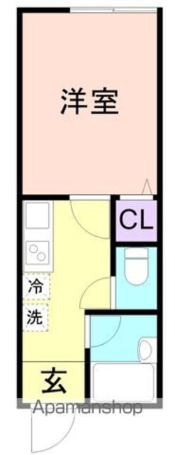 ＴＪ松島[1K/40m2]の間取図
