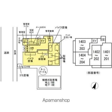 ＩＳ（イズ）[2LDK/63.03m2]の配置図