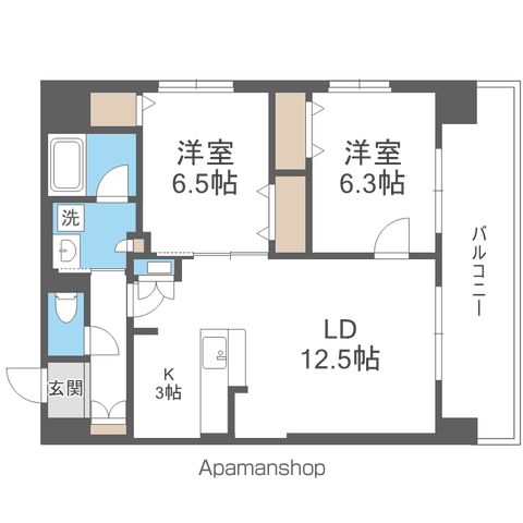 COH RESIDENCE 札幌の間取り写真