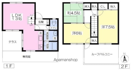 ケイズサイト[3LDK/76.14m2]の間取図