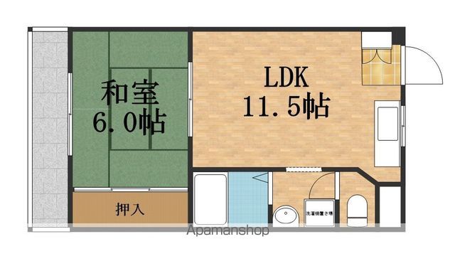 M’PLAZA城東・五番館の間取り写真