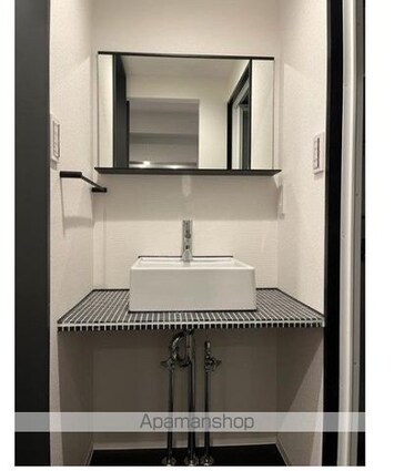 東京都目黒区東が丘１丁目[1K/21.53m2]の洗面所