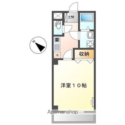 エクスプローラー[1K/31.02m2]の間取図