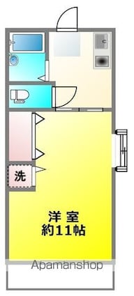・セルフィーユ[1K/29.16m2]の間取図