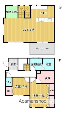 高木三丁目戸建の間取り