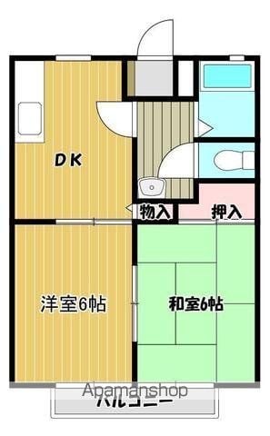 サンビレッジタムラF棟の間取り写真