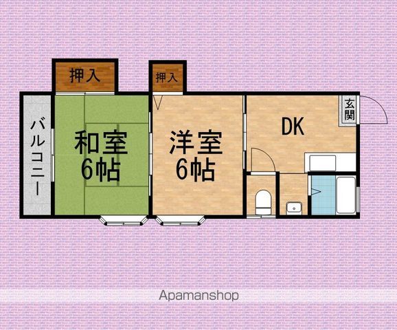 ミヨシコーポ志木の間取り写真