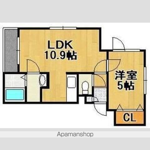CANAAN黄金南IIの間取り写真
