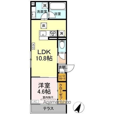 ASSET−COURT立川上砂町5丁目 A棟の間取り写真