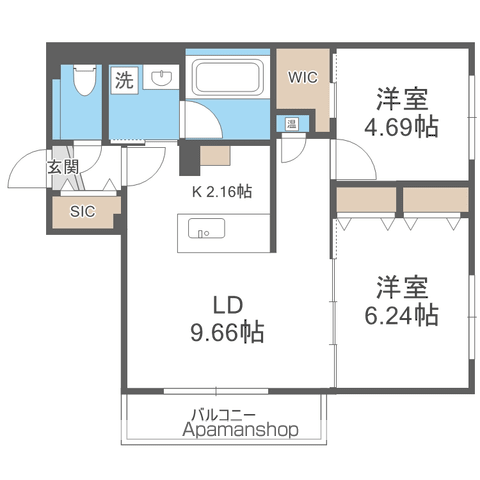 LIVECASA豊平の間取り写真