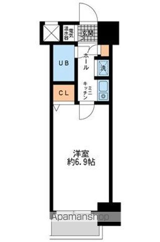 【ダイヤモンドタワー鶴見の間取り】