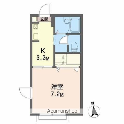 ジュネス北山Aの間取り写真