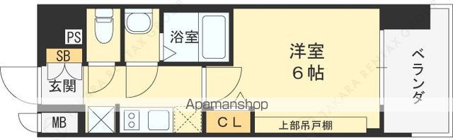 プレサンス京橋GREEN YARDレアルテの間取り写真