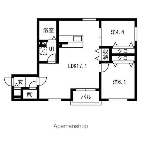 クラージュ浄心の間取り写真