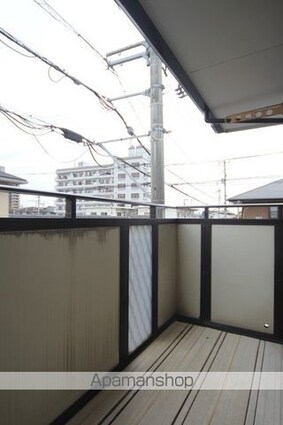 フォブールタウン竹原　Ｄ棟[2DK/42.23m2]のバルコニー