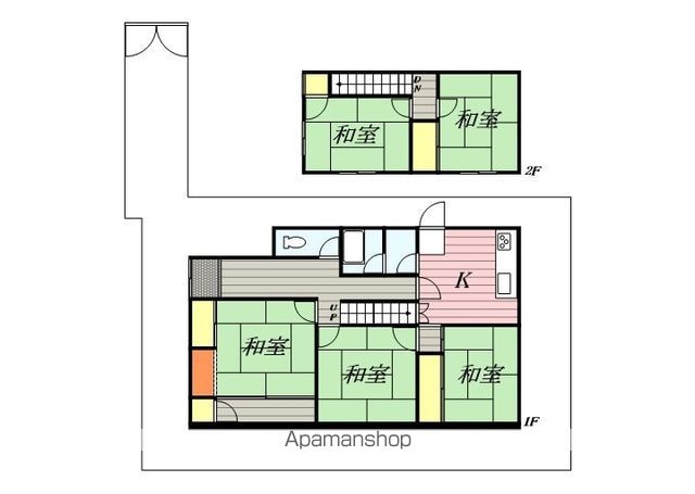 内原戸建１３４－３[5LDK/107m2]の間取図