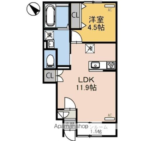 カルムコート東棟の間取り写真